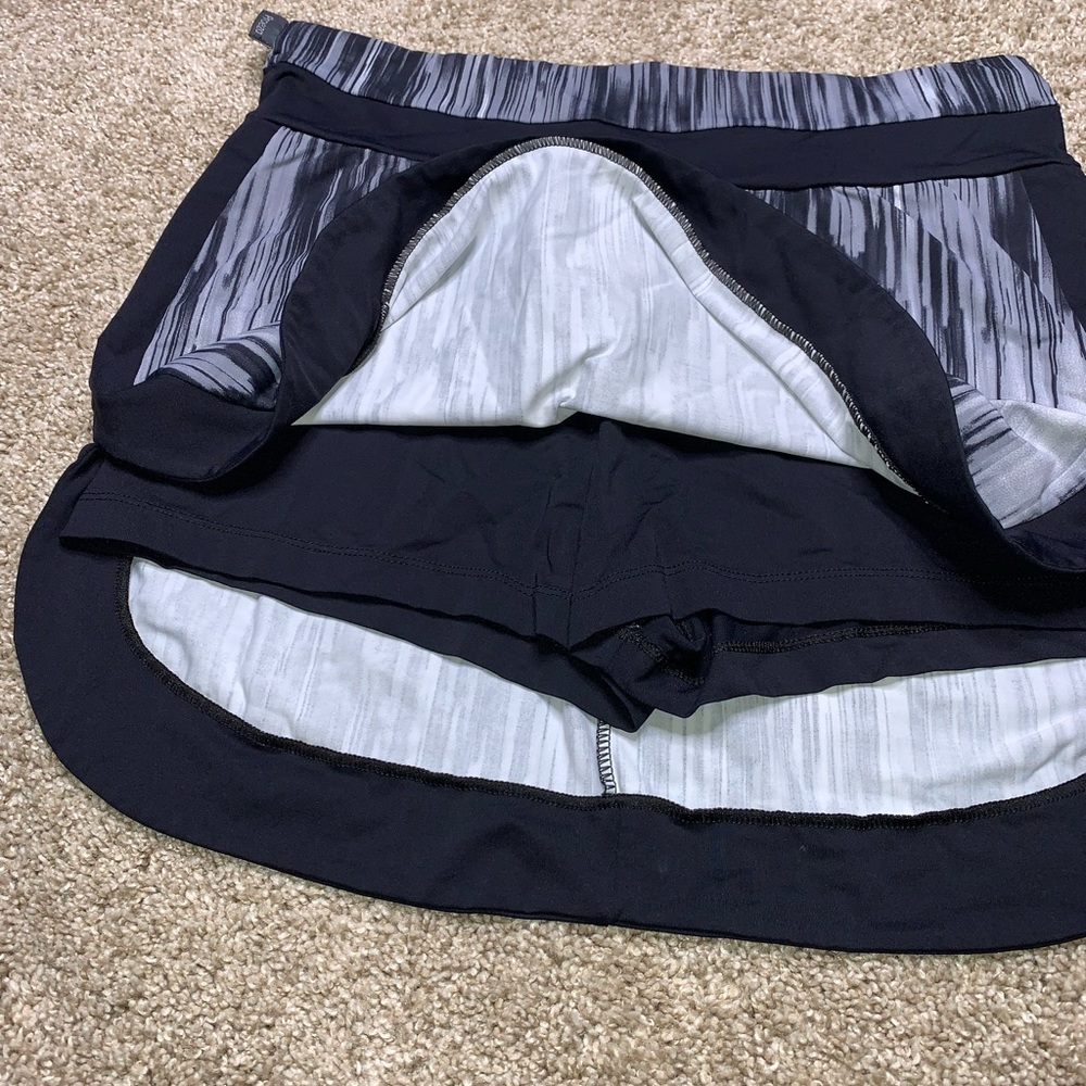 Proeza Black Gray Golf Tennis Skort Skirt Size S - Picture 5 of 7